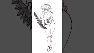 ANIME BIKINI GIRL  RESULTS | TIMELAPSE | #shorts #animeart  #artextric  #anime  #animegirl