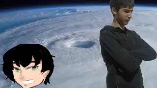 Dangerously close to Hurricane Erika!