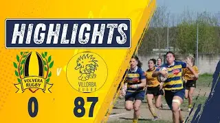 Volvera Rugby vs ArredissimA Villorba – Highlights Serie A Élite Femminile | 0-87
