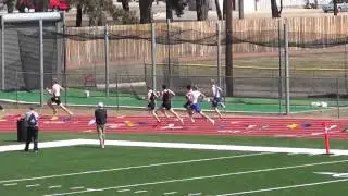 400m Dash - Skyler Monaghan 1st Place & CJ Muller 2nd Place