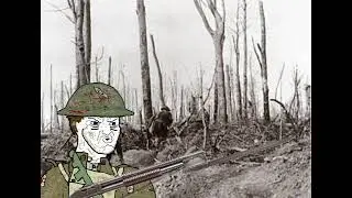 Over There, but you're sweepin' german trenches with your shotgun.