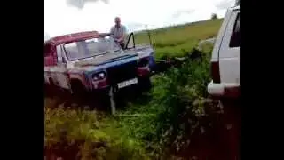 Jeep Cherokee 4.0 Litre zieht / taha Aro 240 Kokava