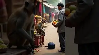 monkey and The cap seller story with moral for kids