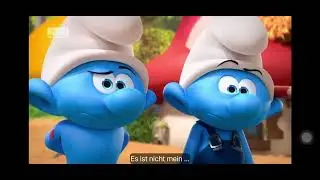 Die Schl&uuml;mpfe 3D Folge 125 (Wie man ein Meisterwerk schlumpft) Deutsche Text. 