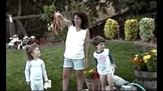 July 1994 | Mom Celebrates Her First Successful Carrot Harvest | Unedited Home Video | San Ramon, CA