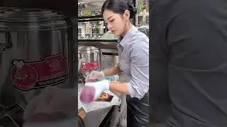 Purple Rice Rolls and Perseverance: A Story of Resilience #streetfood  #foodie #shorts