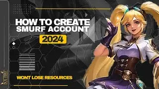 HOW TO MAKE SMURF ACCOUNT | WON'T LOSE RESOURCES | 2024 | Bolt000 ML