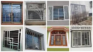 Top 30 Modern Window Grill Designs 2025 | Stylish & Safe Steel Window Grill Ideas for Home