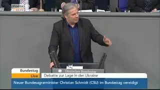 Bundestagssitzung - Debatte zur Lage in der Ukraine am 20.02.2014