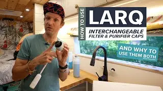 Сменные колпачки LARQ — как использовать их для двухэтапного процесса очистки и фильтрации.
