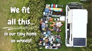 Сколько всего помещается в наш кемпервэн... Вы не поверите! | VAN LIFE