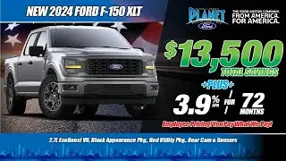 New 2024 Ford F-150 XLT FX4 Offer | $13,500 Savings + 3.9% for 72m | Ford Dealer in Dallas, TX