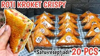 NYESEL BARU TAU RESEP INI  | TERNYATA LARIS MANIS BUAT DIJUAL | RESEP ROTI KROKET CRISPY