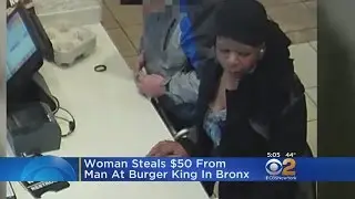 Theft At Burger King Caught On Camera