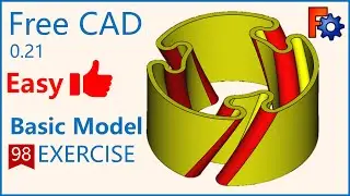 How to creat AA to C Battery Adapter in FreeCAD-098