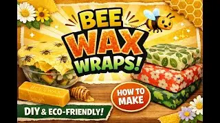 Stop Using Plastic Wrap! Try This Eco-Friendly Alternative || Bee wax Wrap || Sustainable project .