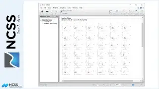 Scatter Plot Matrix and Correlation Matrix in NCSS