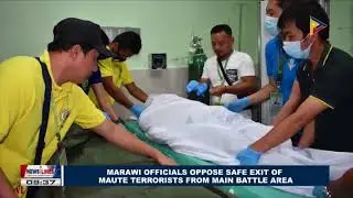 Marawi officials oppose safe exit of Maute terrorists from main battle area