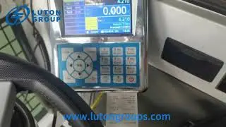 Automatic scale with printer of self load mixer