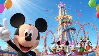 Mickey Mouse&rsquo;s Crazy Roller Coaster Ride | Fun  Cartoon Adventure for Kids