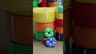 3 mm HDPE Monofilament Rope #madeinindia #machine