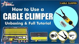 Cable climper unboxing and testing? how to use cable climper #Overheadcable climper