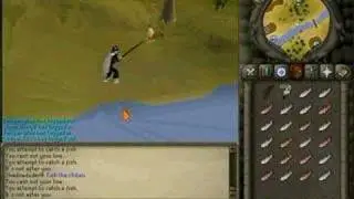 runescape fishing the chiken!!