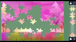 Cute Barbie Dancing💃🎀 in The Enchanted Garden💖❤️🥳🌹🧩🪄 @jigsawzone 