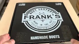 Frank&rsquo;s boots unboxing, Stitchdown Patina Thunderdome boots