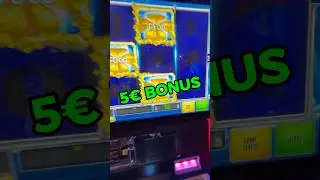 🎰 I only spun ONCE and hit the 5&euro; bonus feature! 😱💥#slotwin  #luckyhit #jackpot #casino #slots