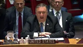 Secretary Pompeo at the United Nations Security Council Meeting on Iran