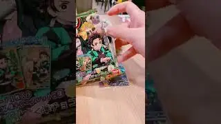 Demon Slayer Wafer unpacking 👏#demonslayer #amine #shorts #viral #unboxing #unpacking #japan