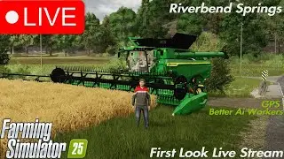 🔴LIVE NOW-First Look At Farming Simulator 25-Episode 1-Fs25 Ps5