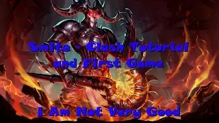 Smite - Clash Tutorial and First Game vs AI using Hades