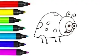 How To Draw A Ladybug Step By Step |Ladybug Drawing Tutorial|Drawing Lesson