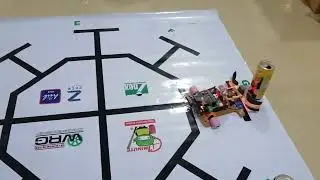 ทดสอบหุ่นยนต์​ microbit​ move​ the​ can​ Senior​ มอเตอร์​ 1,000​ rpm​ วิ่ง​ 70% ครับ