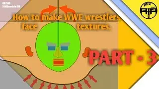 How to make wwe wrestler face texture on mobile||part-3||WR3D mods by RIR
