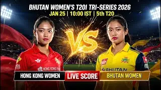 🔴 Hong Kong Women vs Bhutan Women Live Score | Today Match Live Score | ScorePulse Cricket