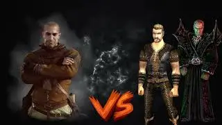 Pan Lusterko rozprawia się z Bezimiennym i Xardasem | BEEF Bezimienny Gothic vs Wiedźmin #wiedźmin