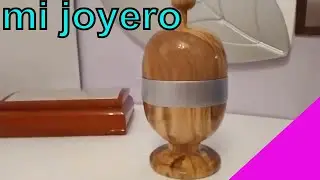 Como hacer JOYERO DE MADERA paso a paso,🎀🎁Alhajero de madera