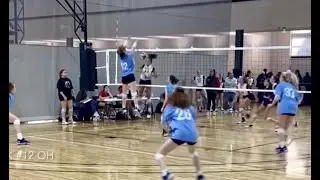 Amanda Mack #12 ~ OH Class of 2024 ~ K2 16-1 Adidas January 2022 Tournament Highlights