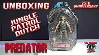 Unboxing Jungle Patrol Dutch Neca Predator 25th Anniversary Series 8 Action Figure Review