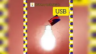 How to make a mini USB light .at home.