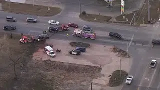 Police respond to injury crash involving multiple vehicles in southeast Oklahoma City