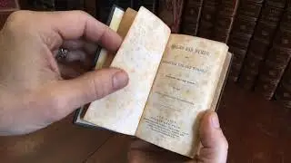 Psalms Hymnals 1864 gorgeous small pocket gilt leather book 19th century scarce survival