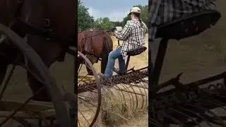 Teamsters in Nebraska Put Up Loose Hay