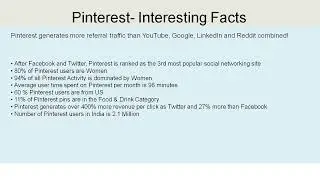 Pinterest Interesting Facts and Management  Strategies I Digital Marketing Pt 2 I M B.A l Indian Uni