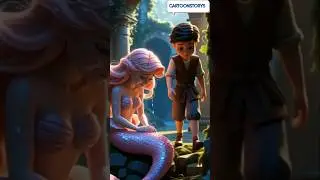 😱boy survived the mermaid from magician#ai #cartoon #viral