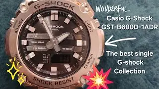 Casio G-Shock GST-B600 D-1ADR: The smallest G-Shock #casio #gshock #steel #small #viral #trending
