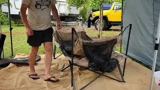 Redrock Camping Byfield National Park With Rain
